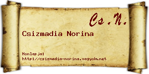 Csizmadia Norina névjegykártya